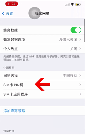 盂县苹果14维修网分享如何给iPhone14的SIM卡设置密码 