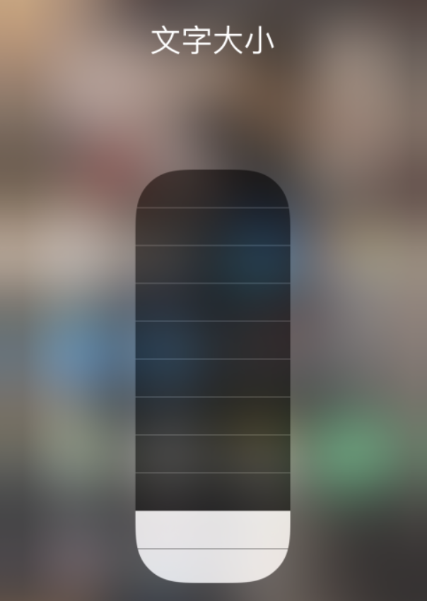 盂县苹果手机维修分享小技巧：在 iPhone 控制中心快速调节字体大小 